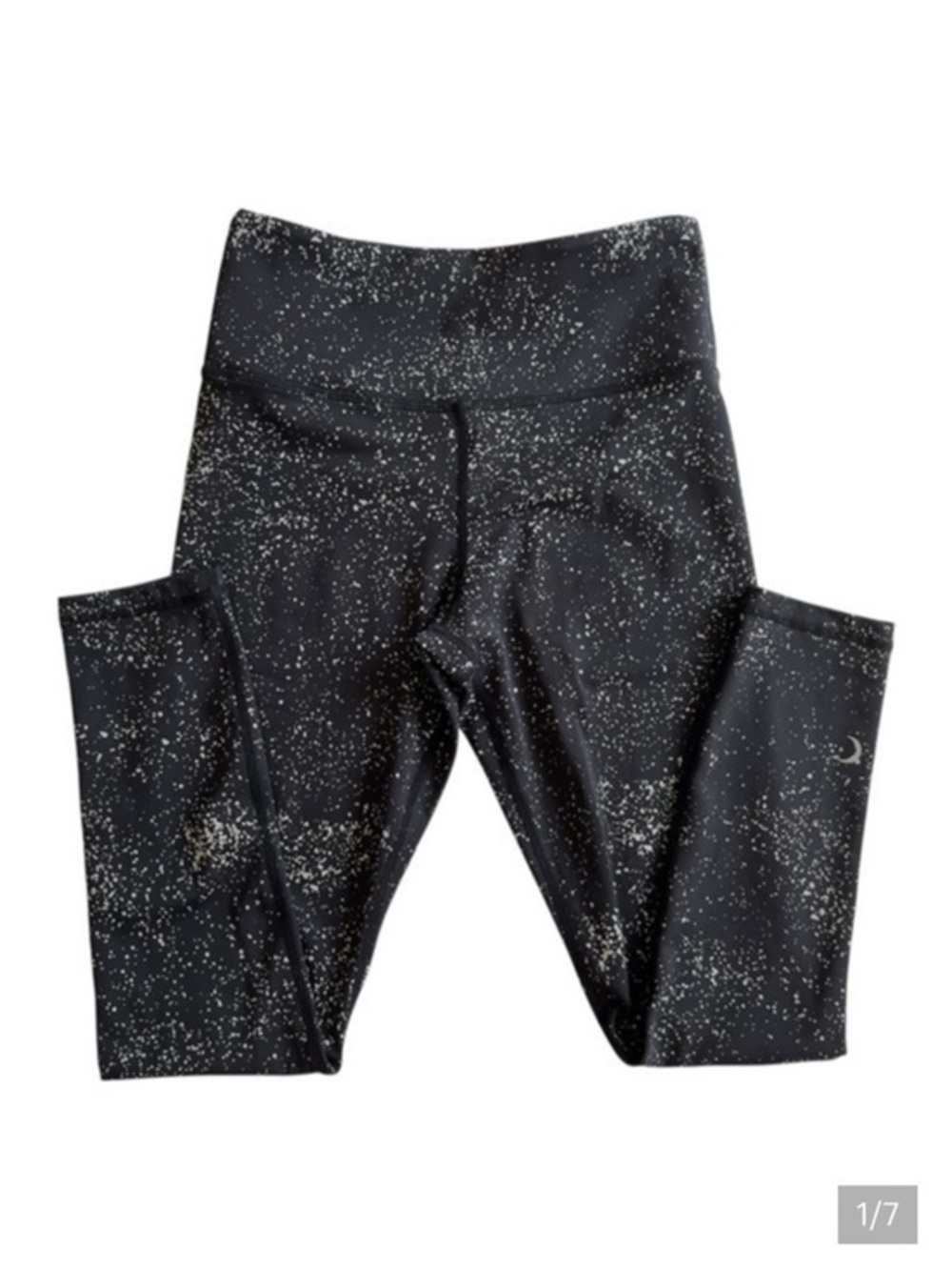ZYIA Black Reflective Pocket Light n Tight Hi-Rise 7/8